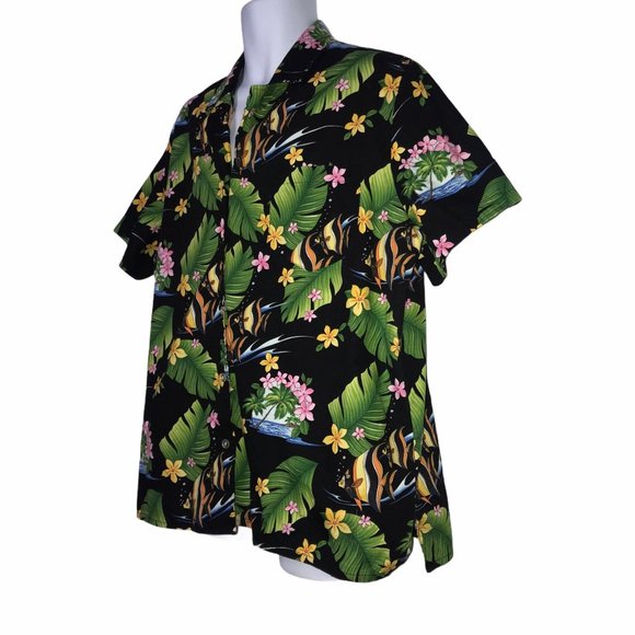 Malihini Hawaii Vintage Colorful 1990's Shirt 2XL - Picture 5 of 8